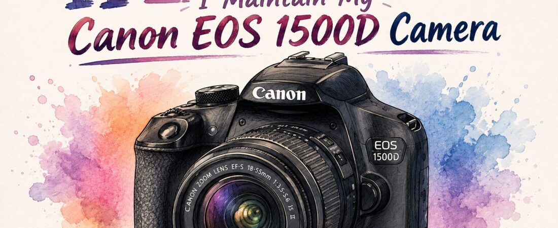 11 Simple Ways I Maintain My Canon EOS 1500D Camera